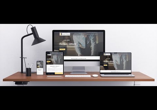 Web Development Package Example: Website & Logo Design for Hilliard Law GA