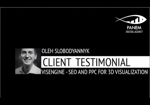 Pay Per Click Package Example: SEO and PPC for 3d visualization company