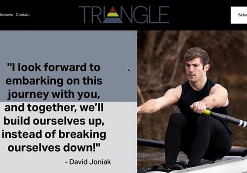 Web Design Package Example: Triangle Fitness Branding and Web Design