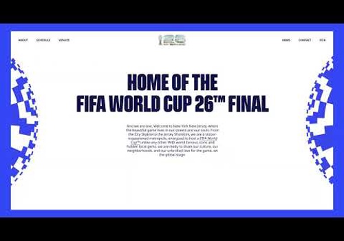Sports Marketing Package Example: FIFA World Cup 2026™ NYNJ Website