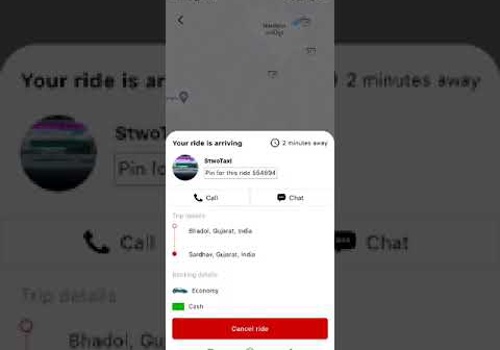 Mobile App Development Package Example: Taxi Booking App