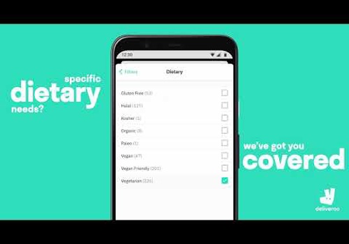 UX/UI Design Package Example: Deliveroo: Food Delivery