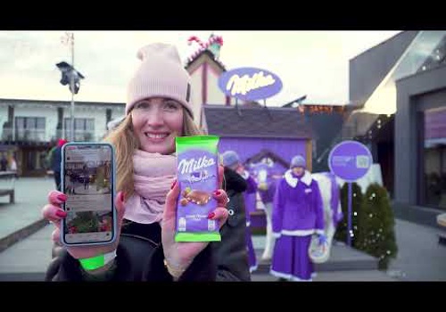 AR/VR Development Package Example: AR || PHOTO ZONE WITH AUGMENTED REALITY FOR "MILKA