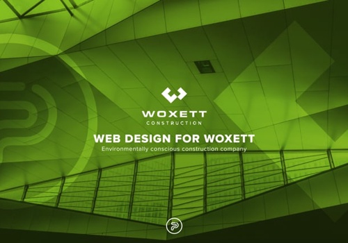 Web Design Package Example: Woxett Construction Company Website Design