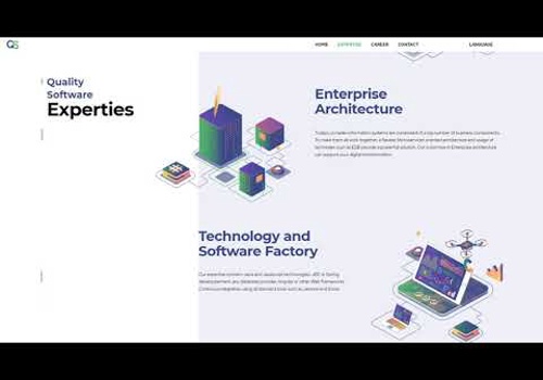 Web Design Package Example: Quality Software - IT Company Website Design and Development