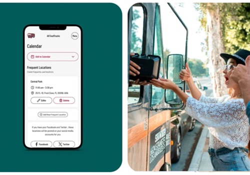 Web Development Package Example: Web service for booking foodtrucks in USA