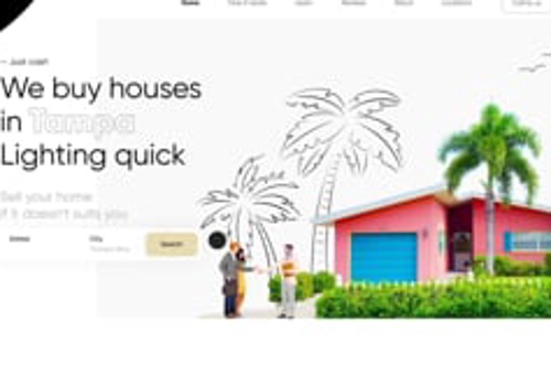 UX/UI Design Package Example: Real Estate Landing Page Design