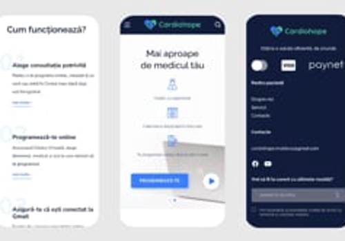 Web Design Package Example: Telemedicine website and logo design