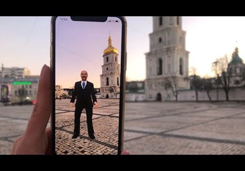 AR/VR Development Package Example: AR || TARAS SHEVCHENKO IN AUGMENTED REALITY