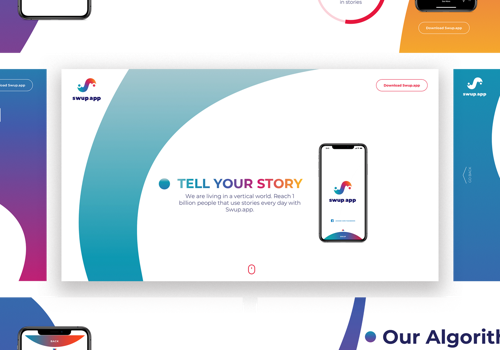 Web Design Package Example: Swup.App - Mobile Responsive Web Design & Dev