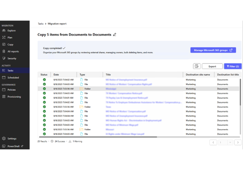 Custom Software Development Package Example: Migration Projects