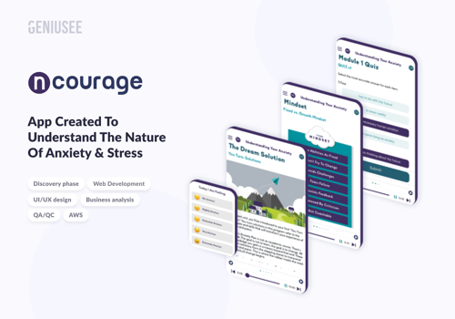 Mobile App Development Package Example: NCourage