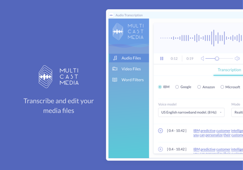 Web Development Package Example: Award-winning speech recognition platform