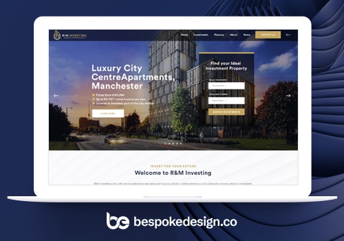 Web Design Package Example: UK Real Estate website