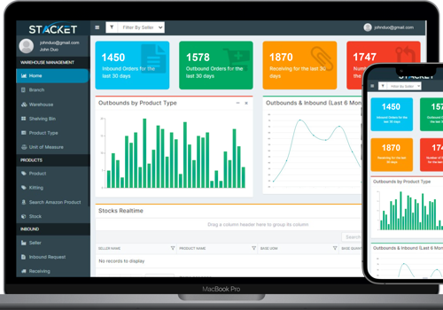 Custom Software Development Package Example: Stacket Lens - 3PL WMS
