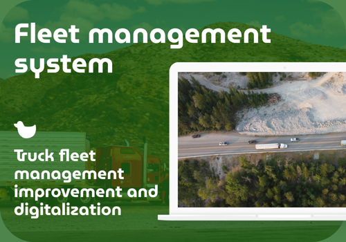 Web Development Package Example: Truck fleet management improvement