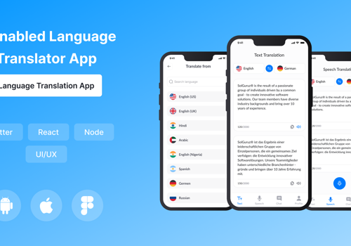 Mobile App Development Package Example: AI-Powered Language Translator App