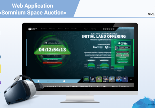 Web Development Package Example: Somnium Space - Web Application