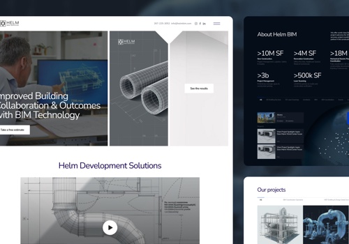 Web Design Package Example: Helm