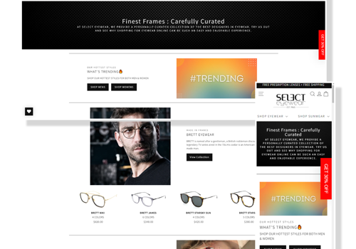 E-Commerce Development Package Example: Store build or redesign