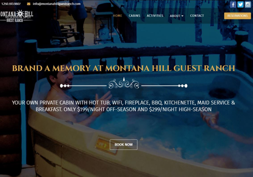 Social Media Marketing Package Example: Montana Hill Ranch