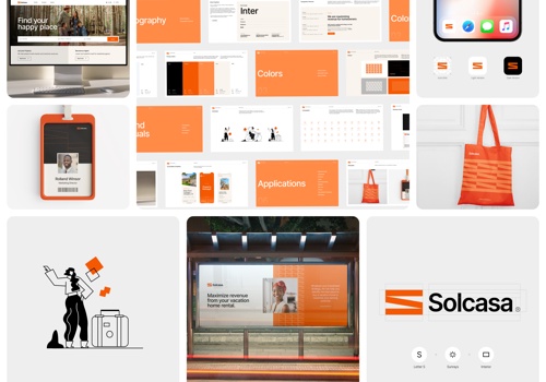 Branding Package Example: Solcasa | Logo, Website Design, Brand Guidelines