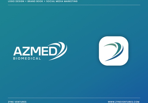 Logo Package Example: AZMED Biomedical - Logo Design