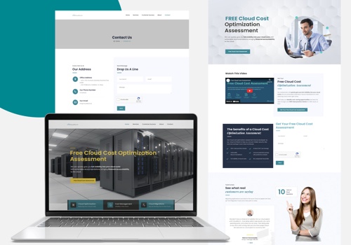 Web Development Package Example: Wordpress business website for IT services company