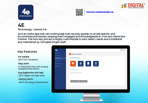 Web Development Package Example: 4e Website