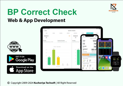 Mobile App Development Package Example: BP Correct Check