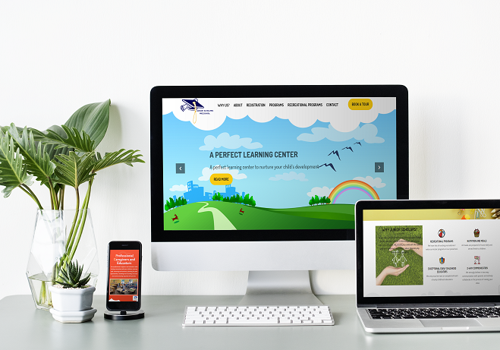 Web Design Package Example: Junior Scholars Preschool