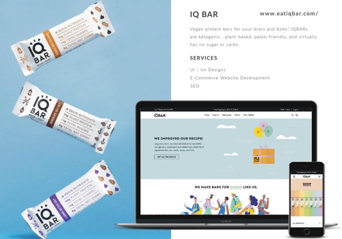 E-Commerce Development Package Example: IQ Bar