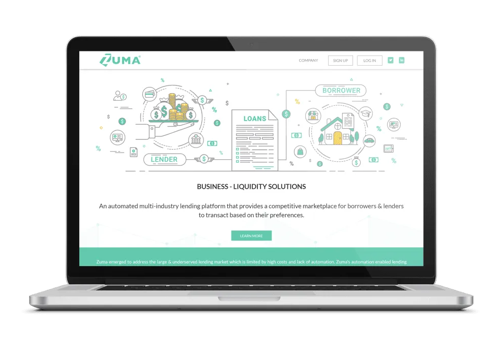 Web Development Package Example: Zuma: Revolutionising Lending with Automation
