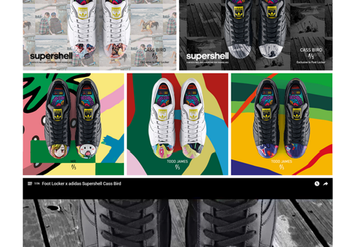 Web Design Package Example: Adidas Pharrell Superstar