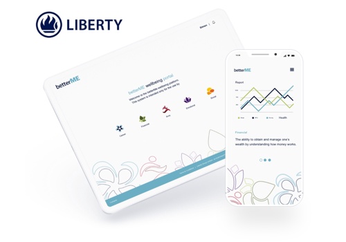 Web Development Package Example: Liberty Life - betterME