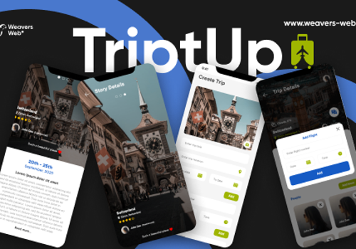 UX/UI Design Package Example: TriptUp App – Simplifying Collaborative Trip Plann