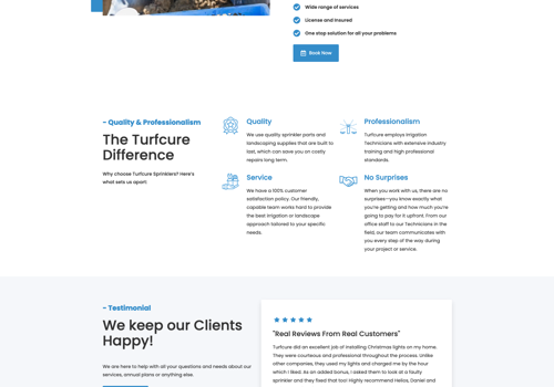 Web Development Package Example: Webflow Website