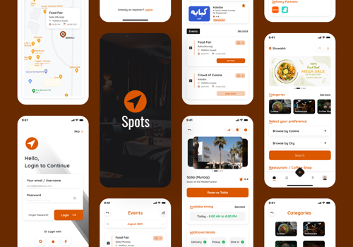 Mobile App Development Package Example: Restaurant & Event Discovery App