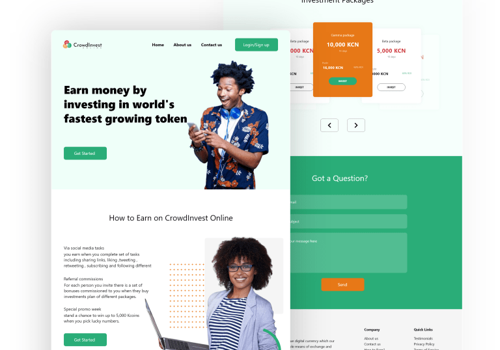 Web Development Package Example: Web Application Development for a Centralized Firm