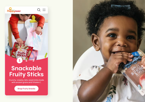 Digital Strategy Package Example: Happy Family Organics