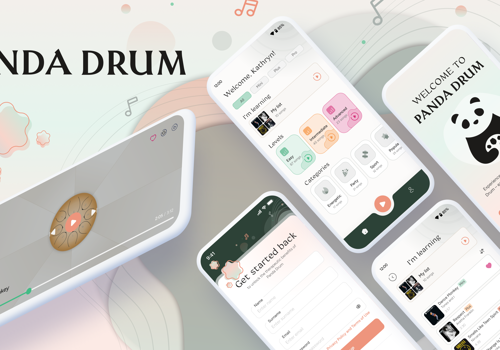 Mobile & App Marketing Package Example: Panda Drum is a cutting-edge education platform