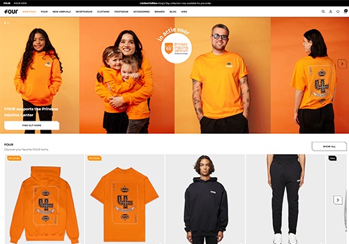 Web Design Package Example: FOUR supports the Princess Máxima Center