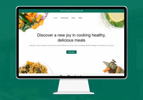 E-Commerce Development Package Example: Friszon Grocery Website Development