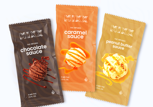 Packaging Design Package Example: Mixx - Sauce packets packaging design