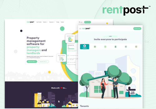 Web Development Package Example: RentPost - Property management software