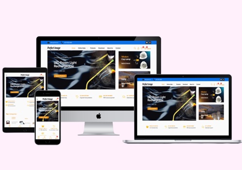 Web Design Package Example: Perfect Image Website Redesign