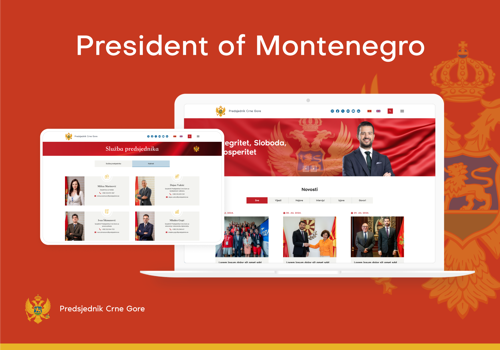 UX/UI Design Package Example: President.me