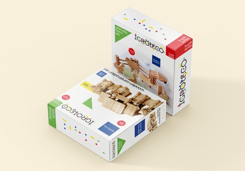 Branding Package Example: Rebranding for IGROTECO wooden toys
