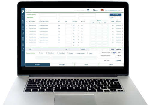 Custom Software Development Package Example: FINPoint - Simplified ERP for ​Rural India​