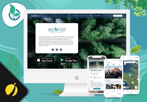 Custom Software Development Package Example: Ecorial - Memorials in Nature